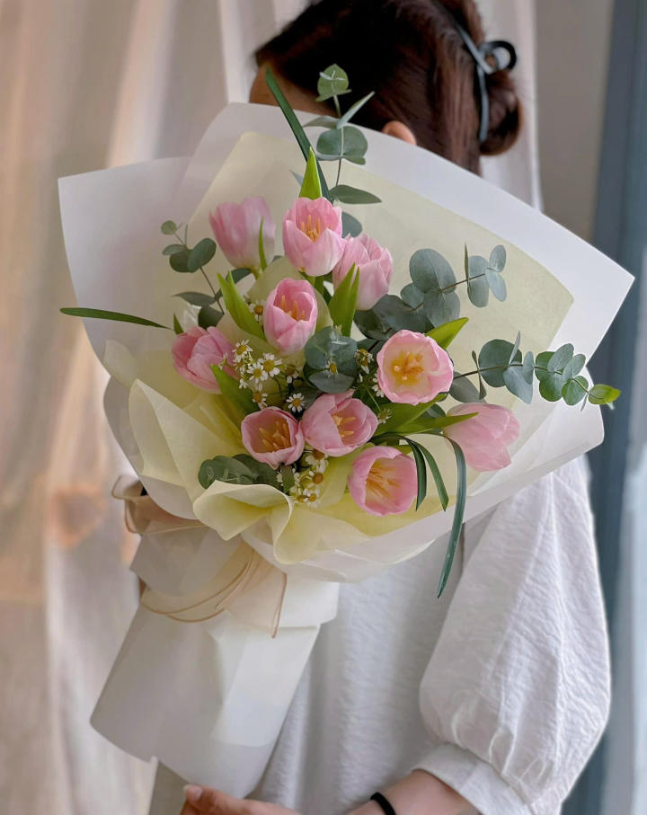 bó hoa tulip đẹp, bó hoa tulip, hoa tulip đẹp