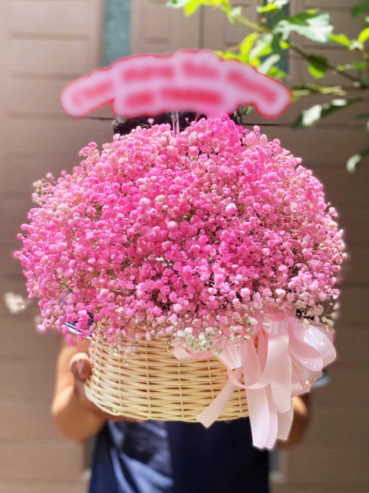 giỏ hoa đẹp, giỏ hoa sinh nhật đẹp, giỏ hoa khai trương đẹp