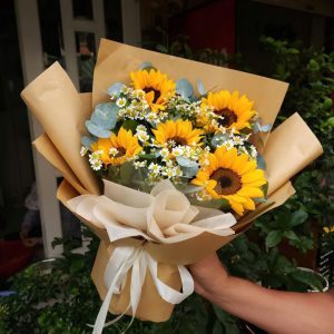 Bó hoa hường dương, bó hoa hướng dương đẹp, hoa hướng dương đẹp