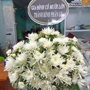 Giỏ hoa viếng, lẳng hoa viếng, giỏ hoa viếng đẹp, lẳng hoa viếng đẹp