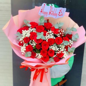 Bó hoa sinh nhật, bó hoa sinh nhật đẹp, hoa sinh nhật đẹp