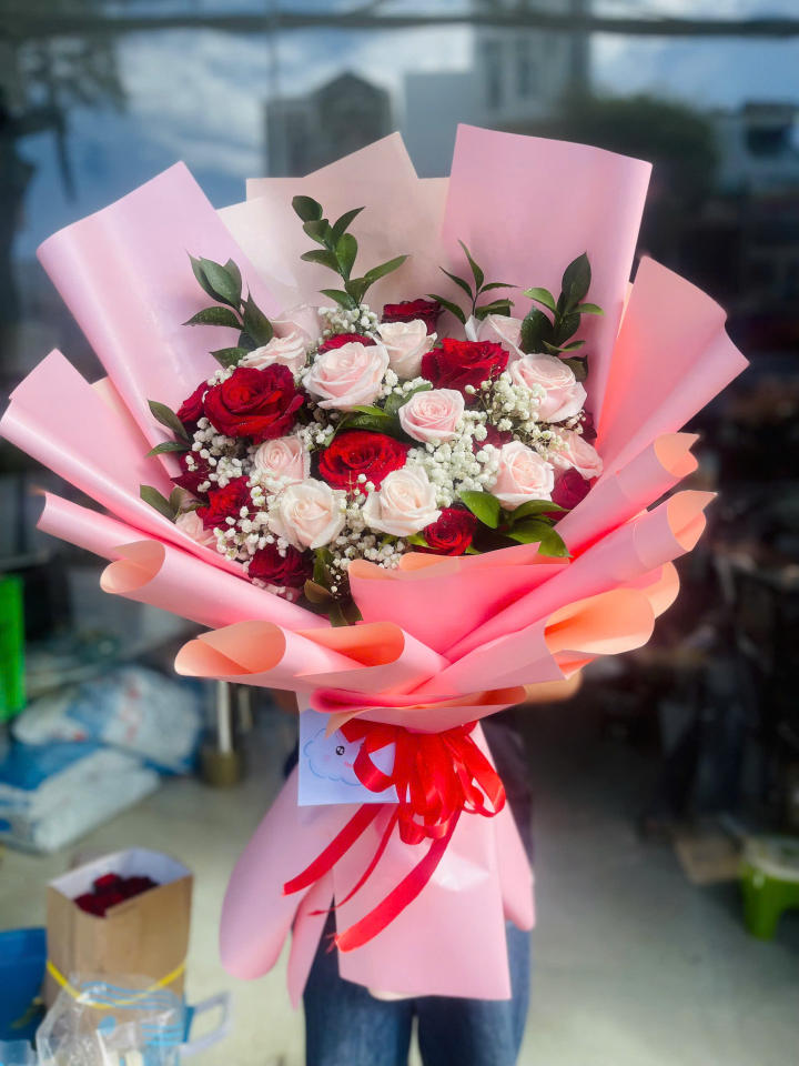 Bó hoa sinh nhật, bó hoa sinh nhật đẹp, hoa sinh nhật đẹp