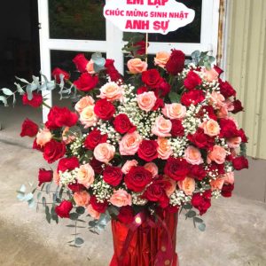 hoa 20/11, giỏ hoa 20/11, hoa 20/11 đẹp, giỏ hoa 20/11 đẹp