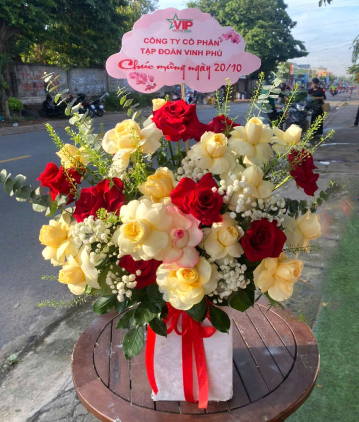 hoa 20/11, giỏ hoa 20/11, hoa 20/11 đẹp, giỏ hoa 20/11 đẹp