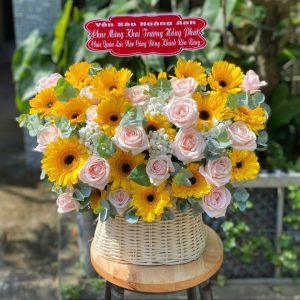 hoa 20/11, giỏ hoa 20/11, hoa 20/11 đẹp, giỏ hoa 20/11 đẹp