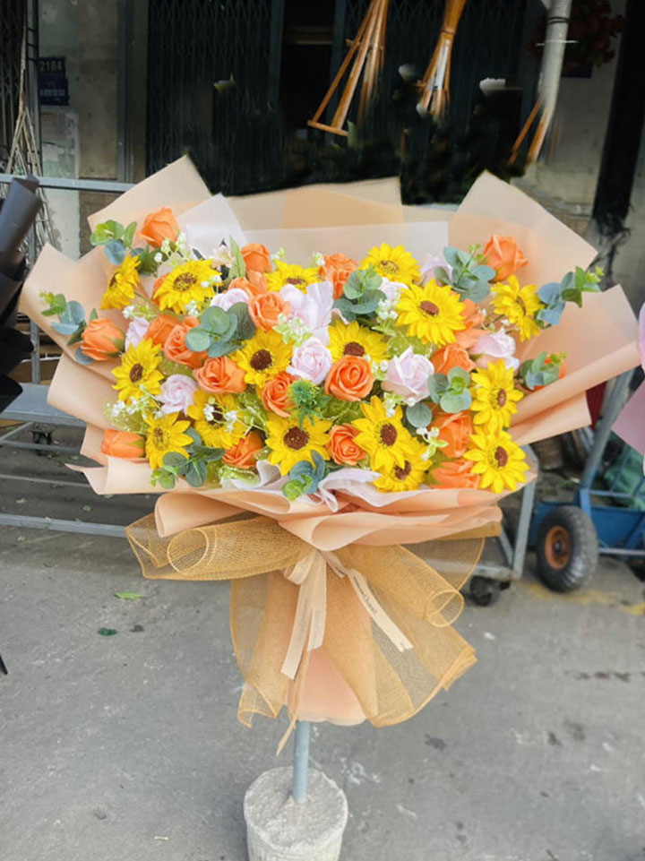 bó hoa sáp, bó hoa sáp đẹp, hoa sáp đẹp, bó hoa sáp thơm, hoa sáp thơm đẹp