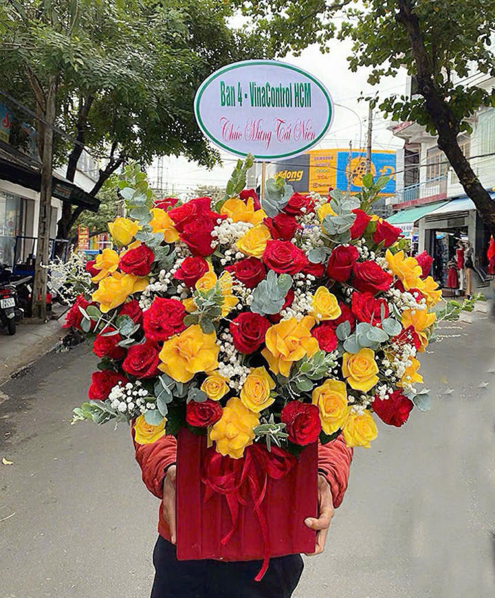 giỏ hoa 27/2, bó hoa 27/2, giỏ hoa 27/2 đẹp, bó hoa 27/2 đẹp