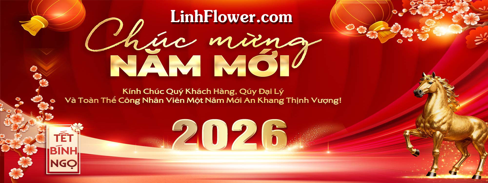 Linh Flower chúc mừng năm mới 2026