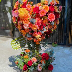 Giỏ hoa đẹp, lẳng hoa đẹp, giỏ hoa sinh nhật, giỏ hoa khai trương