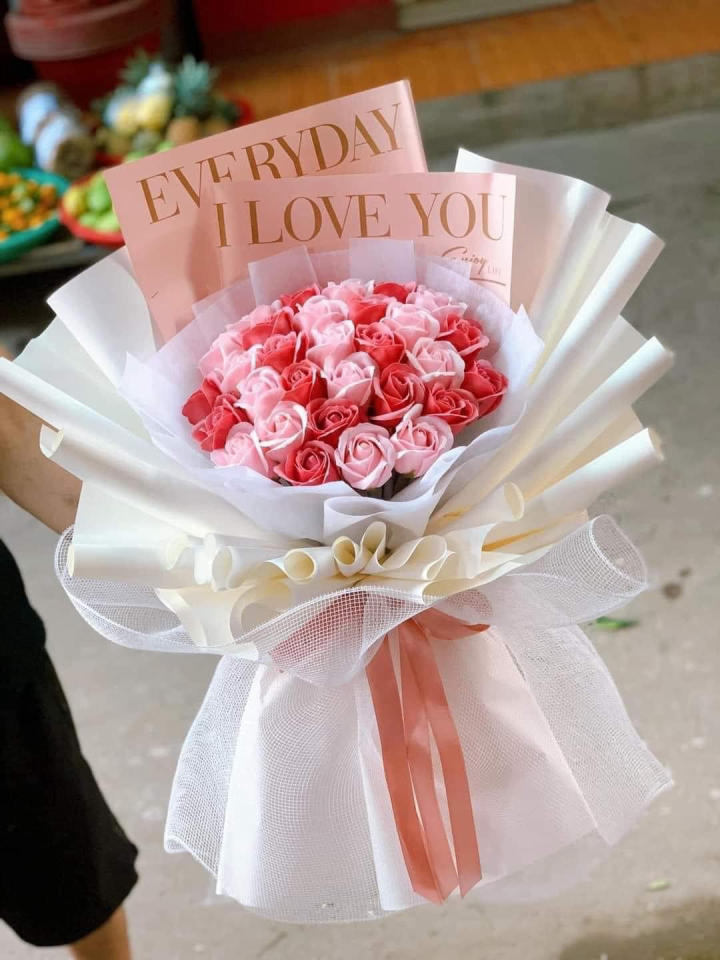 bó hoa sáp, bó hoa sáp đẹp, hoa sáp đẹp, bó hoa sáp thơm, hoa sáp thơm đẹp