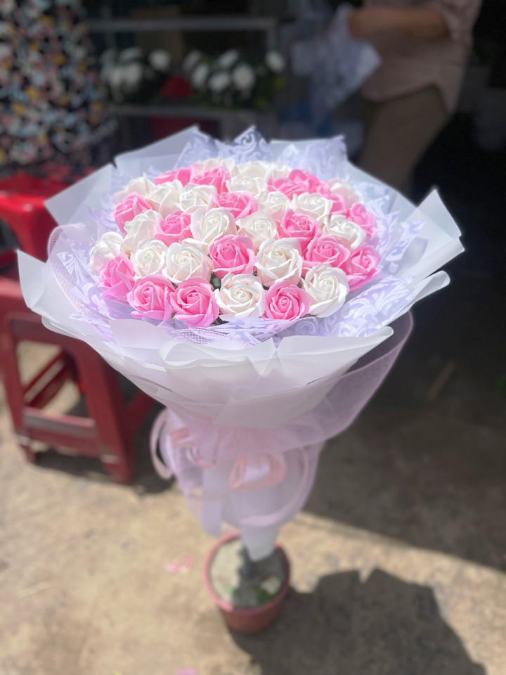 bó hoa sáp, bó hoa sáp đẹp, hoa sáp đẹp, bó hoa sáp thơm, hoa sáp thơm đẹp