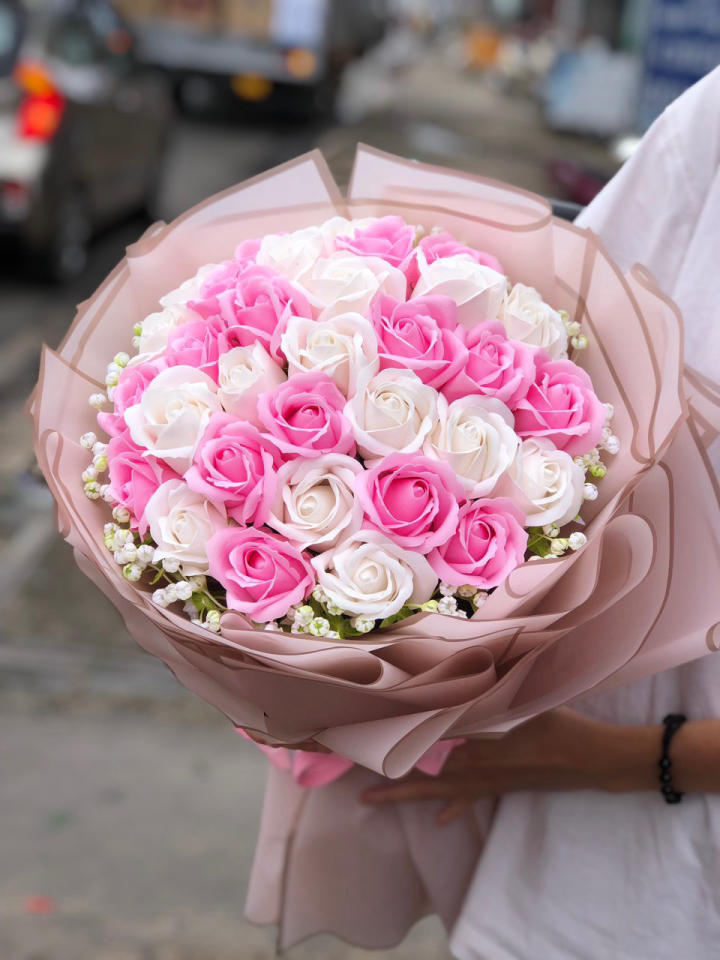 bó hoa sáp, bó hoa sáp đẹp, hoa sáp đẹp, bó hoa sáp thơm, hoa sáp thơm đẹp