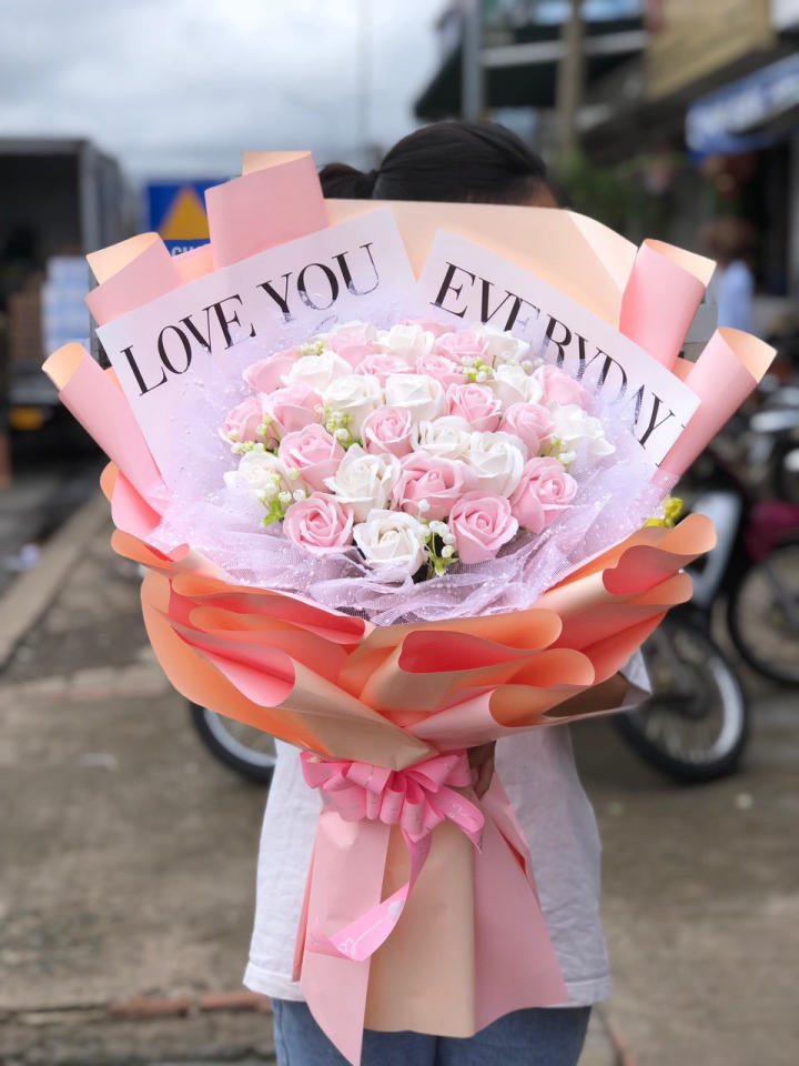 bó hoa sáp, bó hoa sáp đẹp, hoa sáp đẹp, bó hoa sáp thơm, hoa sáp thơm đẹp