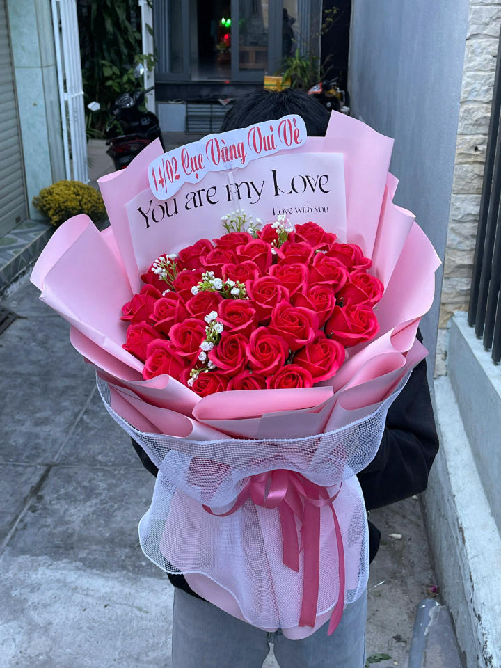 bó hoa sáp, bó hoa sáp đẹp, hoa sáp đẹp, bó hoa sáp thơm, hoa sáp thơm đẹp