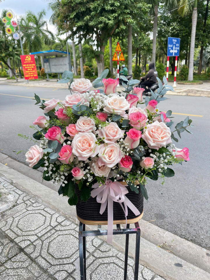 giỏ hoa 27/2, bó hoa 27/2, giỏ hoa 27/2 đẹp, bó hoa 27/2 đẹp