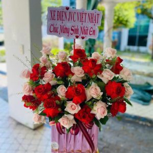 giỏ hoa 27/2, bó hoa 27/2, giỏ hoa 27/2 đẹp, bó hoa 27/2 đẹp