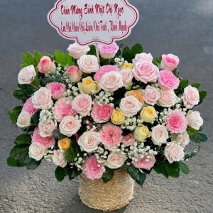 hoa 8/3, bó hoa 8/3, giỏ hoa 8/3, hoa 8/3 đẹp