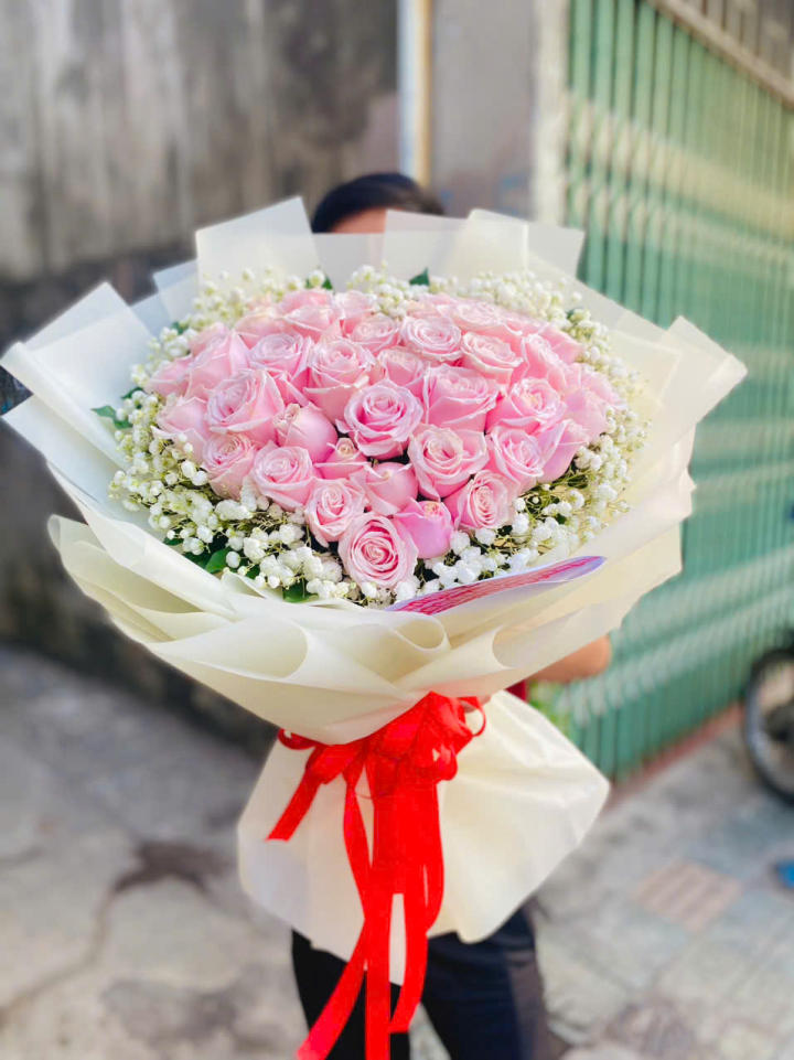 Bó hoa hồng pastel, bó hoa hồng pastel đẹp, bó hoa hồng đẹp, bó hoa sinh nhật đẹp