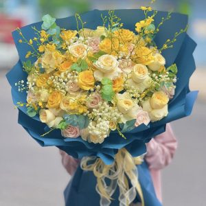 bó hoa đẹp tặng ngày của cha