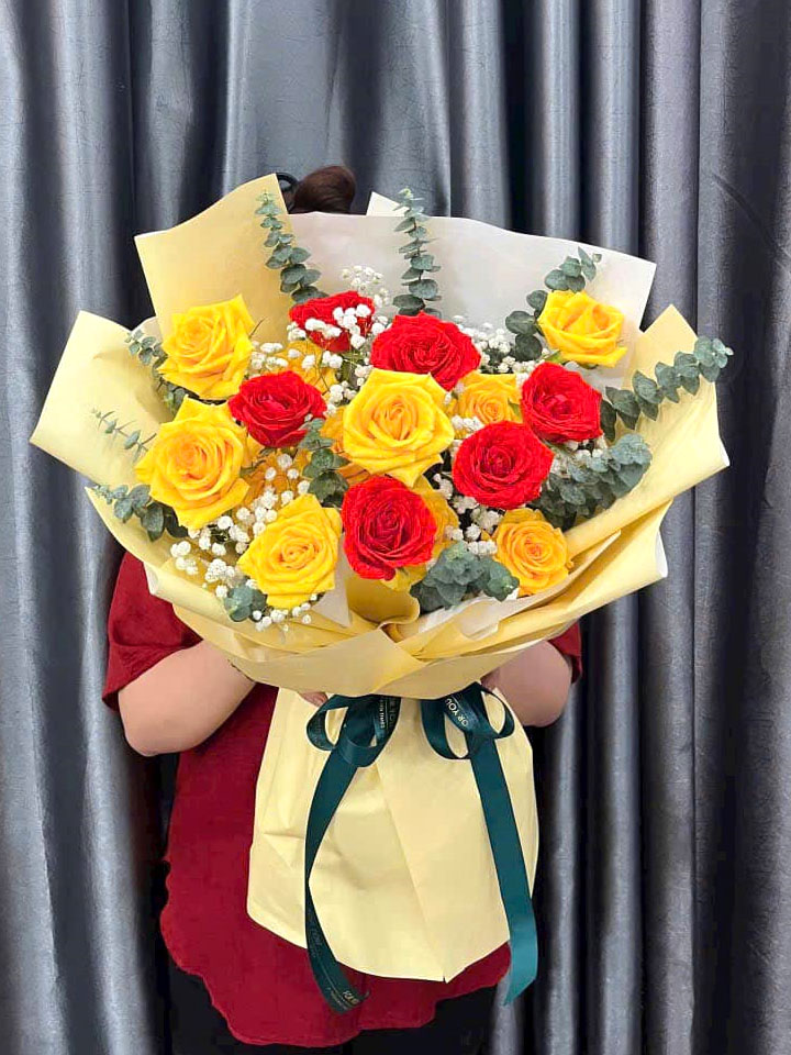 bó hoa đẹp tặng ngày của cha