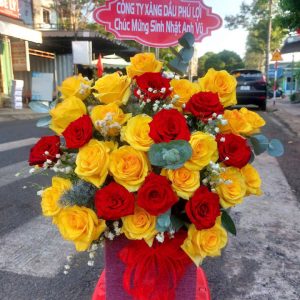 Giỏ hoa đẹp tặng ngày của cha