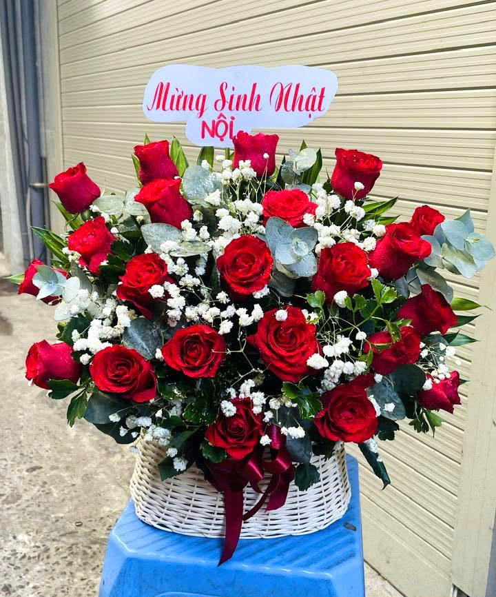 Giỏ hoa đẹp tặng ngày của mẹ