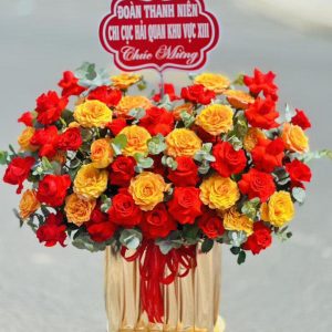 Giỏ hoa đẹp tặng ngày của cha