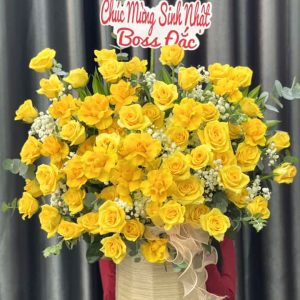 giỏ hoa đẹp tặng ngày của cha