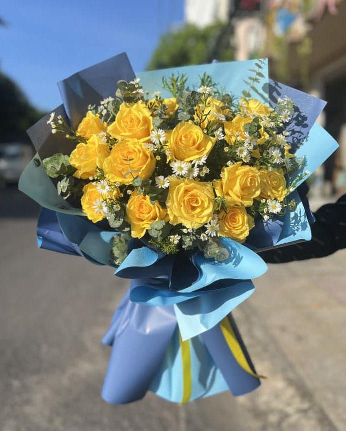 bó hoa đẹp tặng ngày của cha