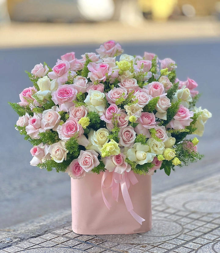 Giỏ hoa đẹp tặng ngày của cha