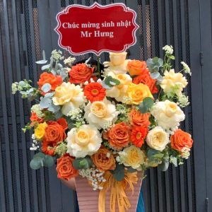 Giỏ hoa đẹp tặng ngày của cha