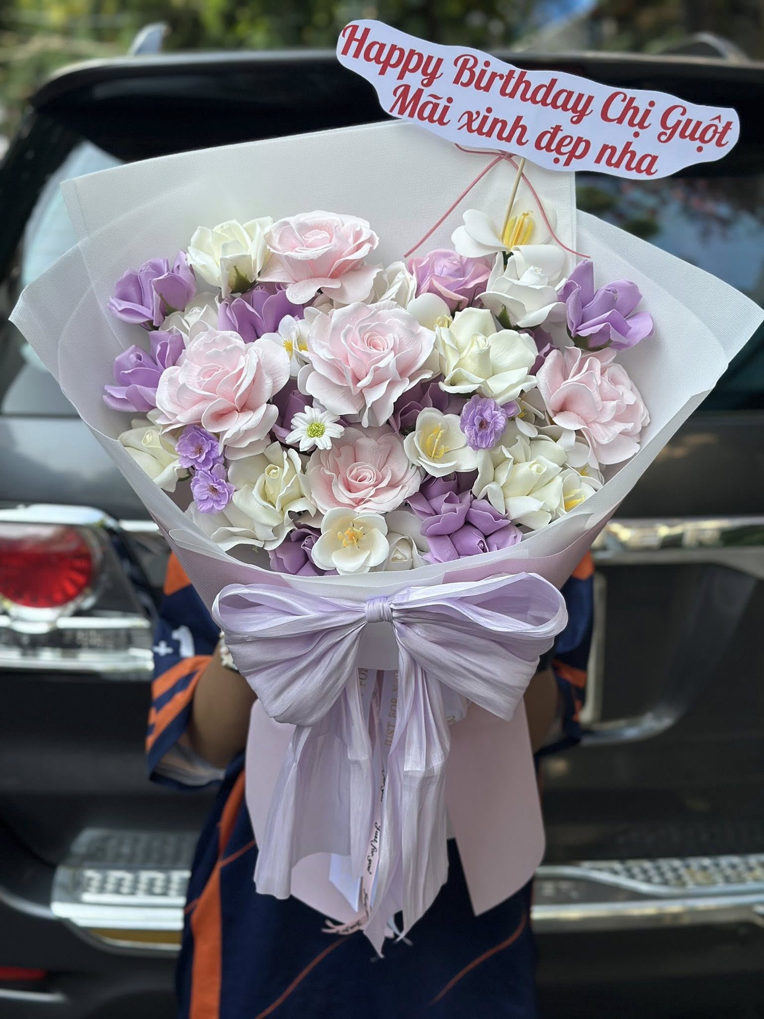 bó hoa sáp đẹp