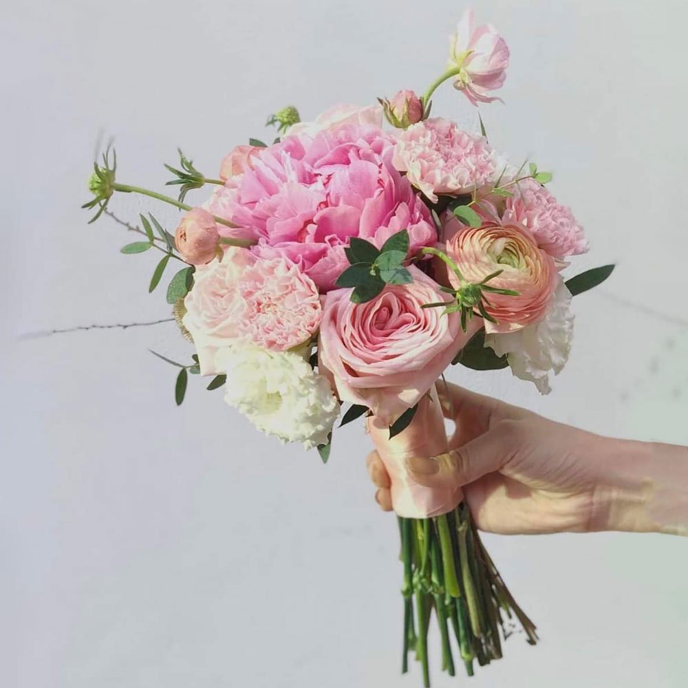 Bó Hoa Cưới Mẫu Đơn Sang Trọng Cho Ngày Trọng Đại