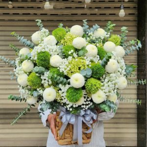 Giỏ hoa lễ phật đản, lẳng hoa lễ phật đản, hoa lễ phật đản
