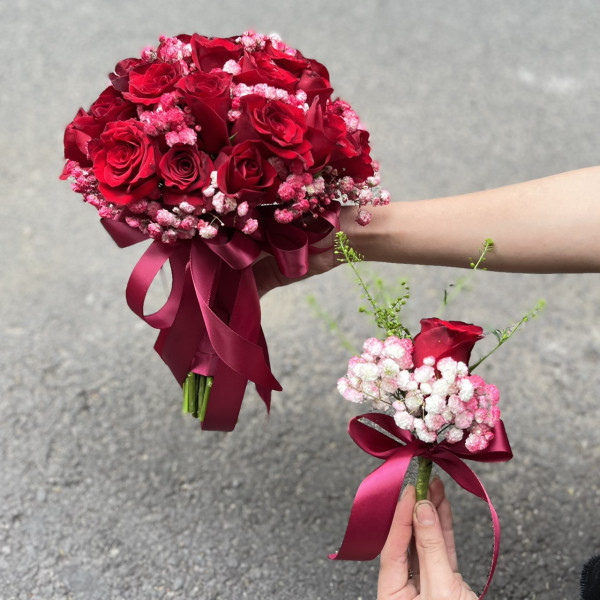 Hoa Cưới Hồng Môn Đỏ Đẹp Đẳng Cấp Và Cuốn Hút