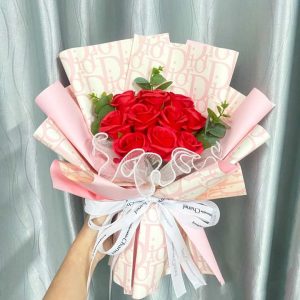 Bó Hoa Hồng Sáp 11 Bông Tượng Trưng Tình Yêu Duy Nhất