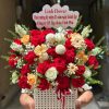 giỏ hoa ngày quốc tế thiếu nhi