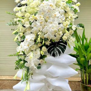 kệ hoa đám tang đẹp, hoa đám tang hiện đại, lẳng hoa đám tang, lẳng hoa viếng