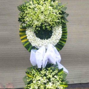 kệ hoa đám tang đẹp, hoa đám tang hiện đại, lẳng hoa đám tang, lẳng hoa viếng